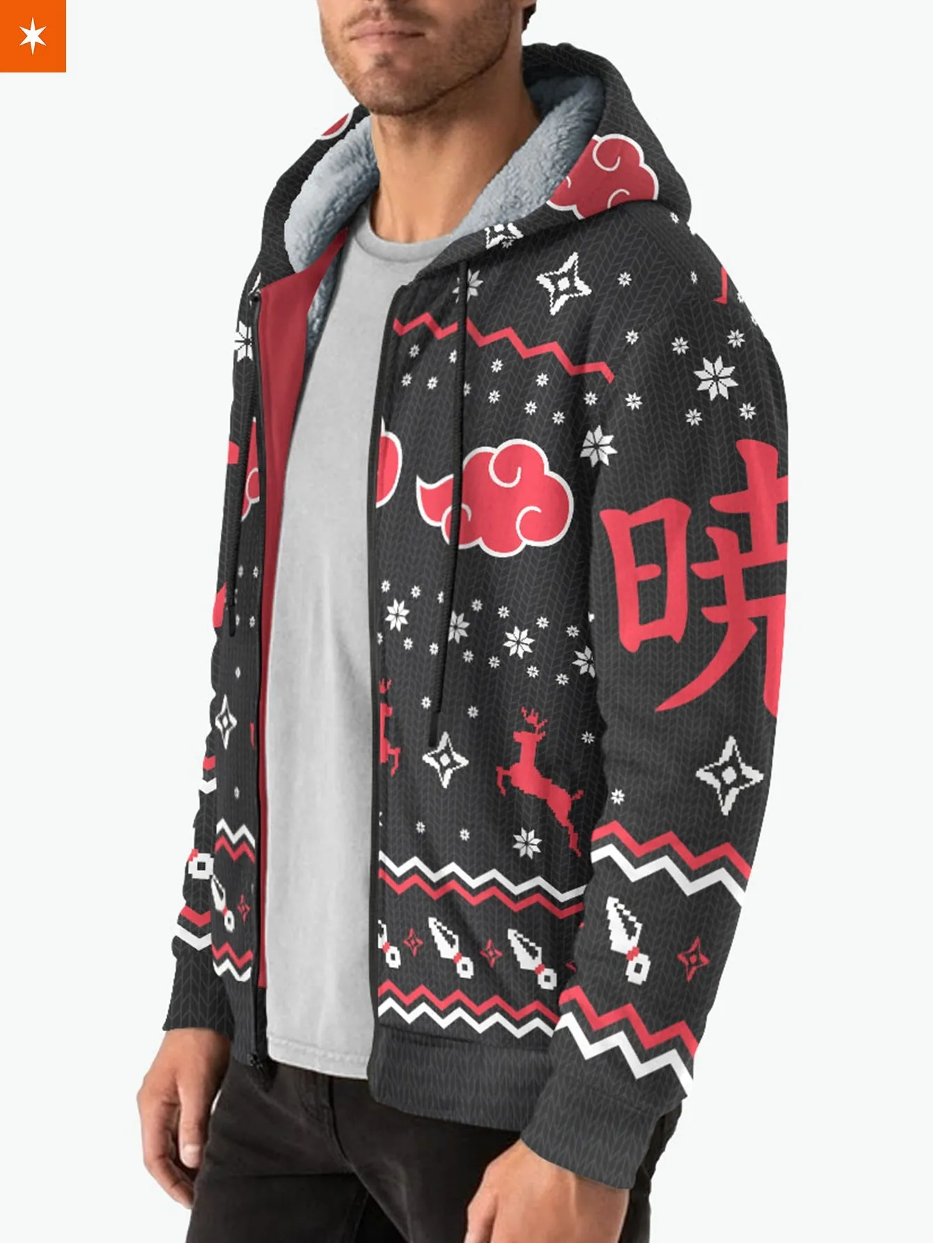 Akatsuki Christmas Velvet Hoodie