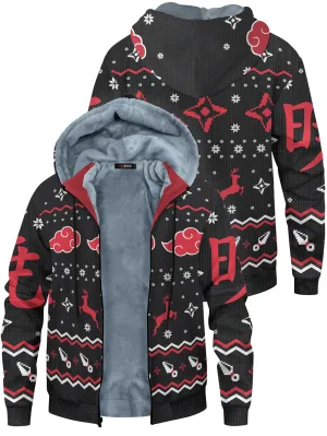 Akatsuki Christmas Velvet Hoodie