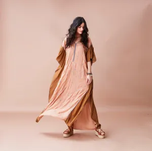 Brown Cotton Kaftan