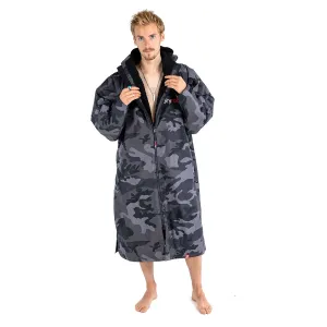 Dryrobe Advance Long Sleeve Changing Robe - Black Camo/Black