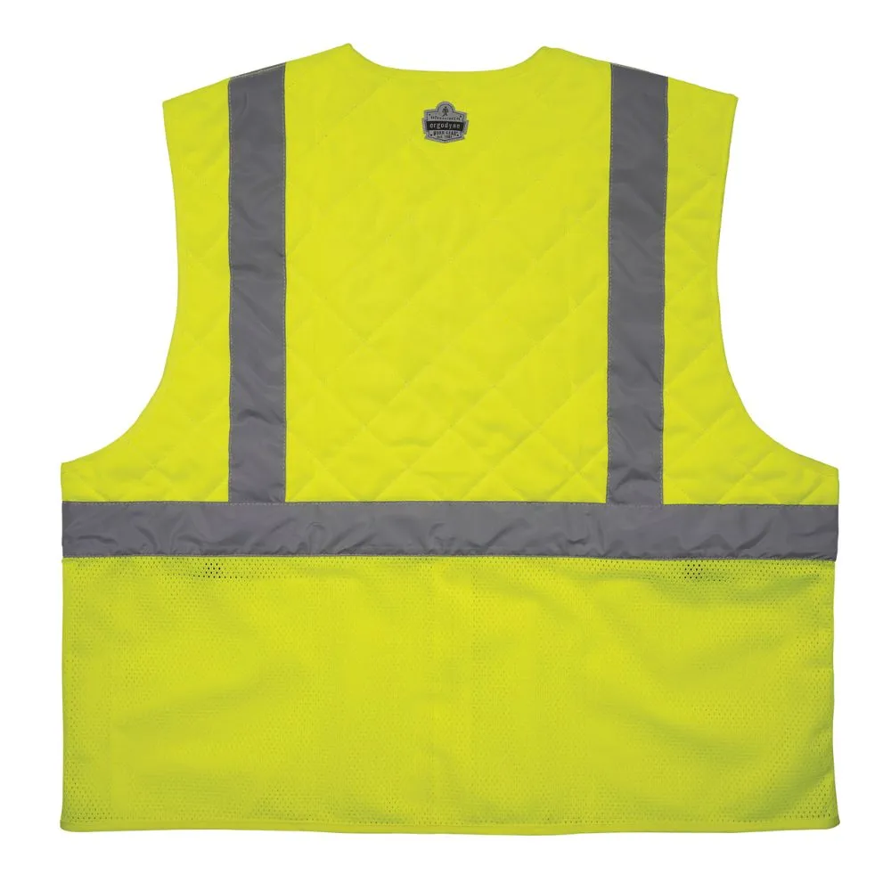 Ergodyne 12716 #6668 2XL Lime Class 2 Hi-Vis Safety Cooling Vest