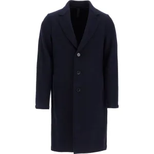 Harris Wharf London single-breasted wool coat in boiled