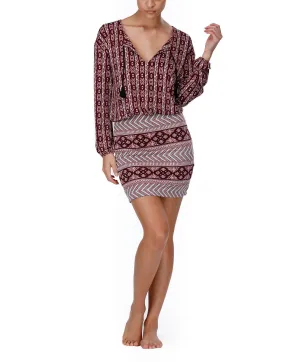 Inle Dress- Garnet