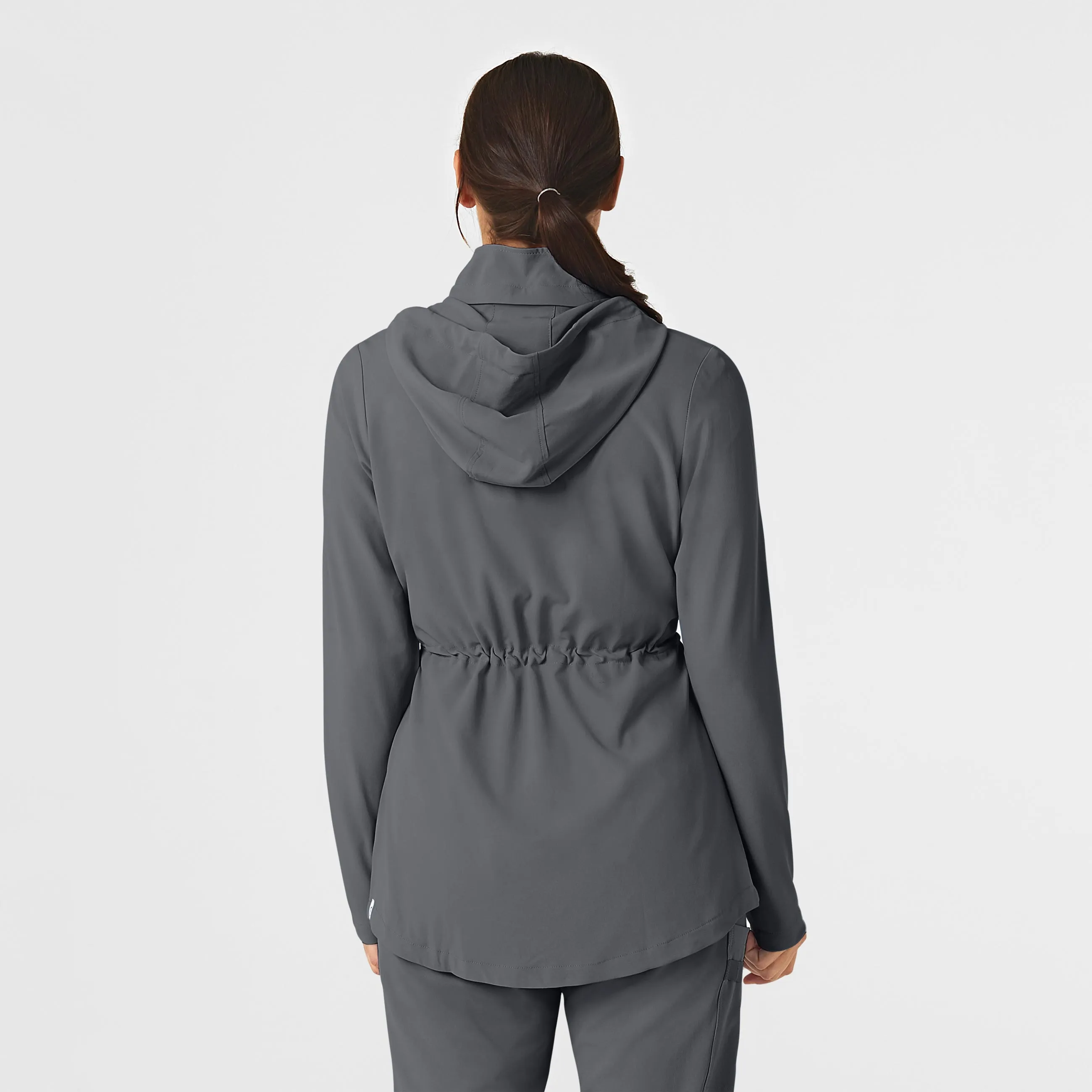 RENEW Women's Convertible Hood Fashion Jacket - Pewter