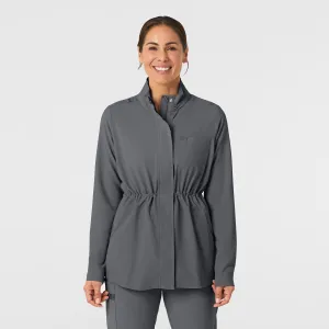 RENEW Women's Convertible Hood Fashion Jacket - Pewter