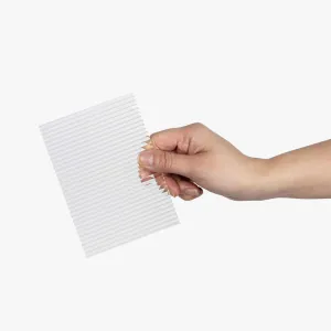 Ribbed Transparent Acrylic Sheet Styling Prop 14cmx10cm (6mm thickness)