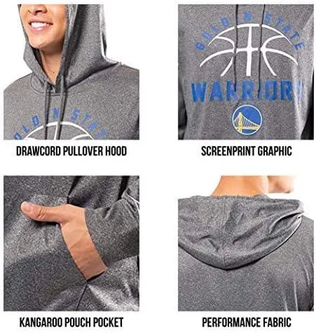 Ultra Game NBA Official Men’s Super Soft Lightweight Pullover Hoodie Sweatshirt - Unisex, Dallas Mavericks, Heather Charcoal|Dallas Mavericks