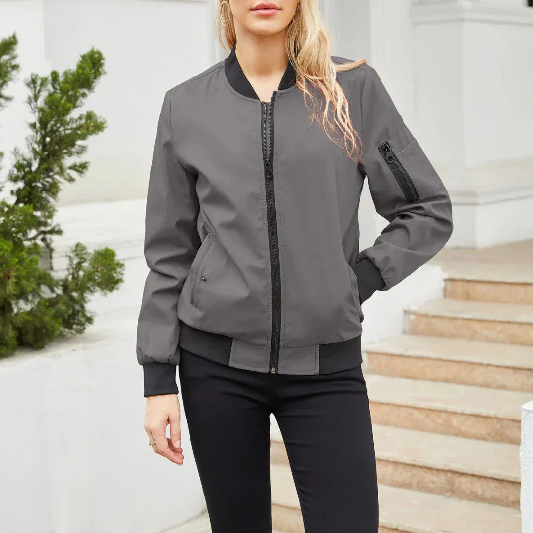 Varcity jacket | casual bomber jacket for women