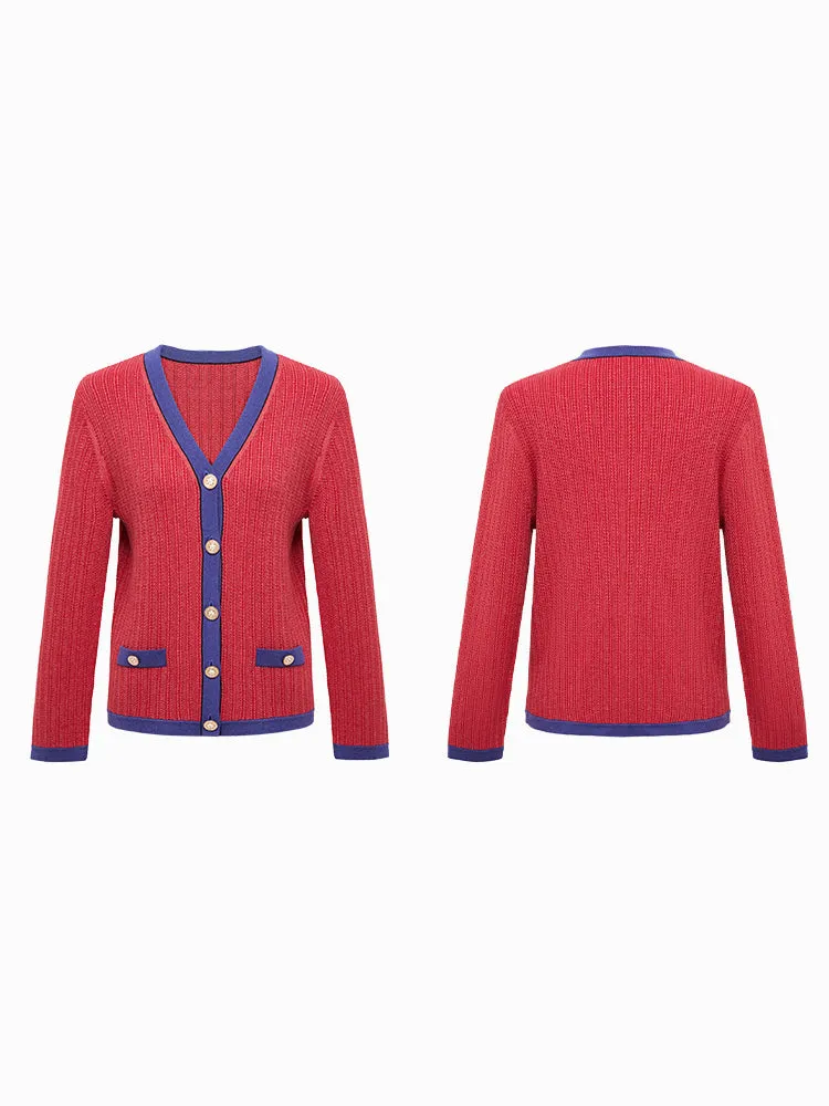 YAYING Small Fragrance Style Knitted Cardigan